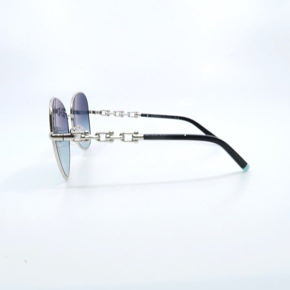 Tiffany & Co. TF 3086 6001/96 57mm Silver-Azure Gradient Blue New Sunglasses. - Picture 8 of 11